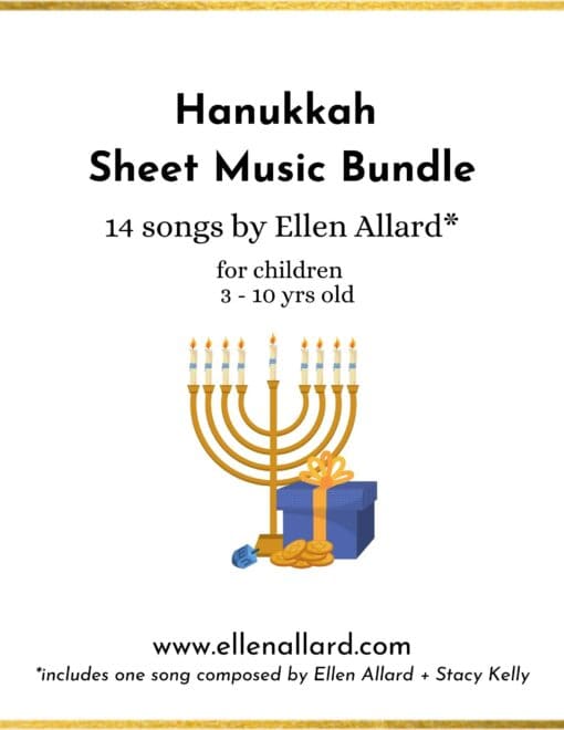 Hanukkah Sheet Music Bundle - 14 Songs